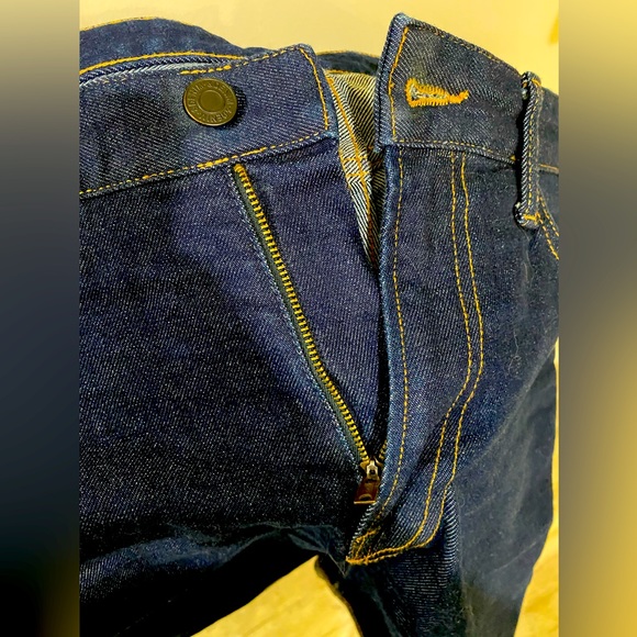 Men’s Dark Blue Jean Shorts - Picture 2 of 3